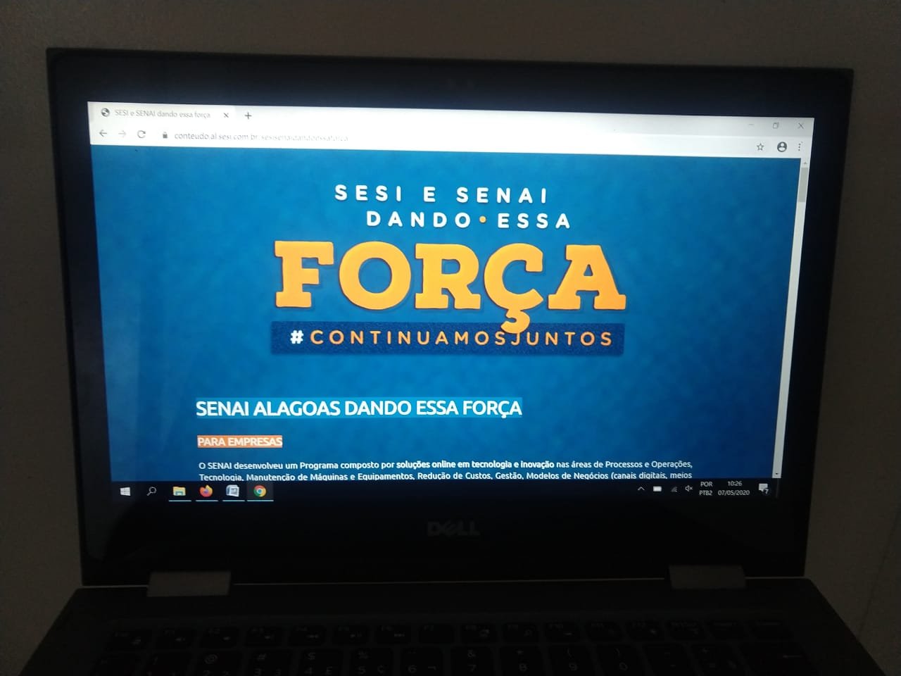 Sesi e Senai dão uma força para pessoas e empresas enfrentarem a crise