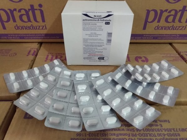 Governo distribui 100 mil comprimidos de azitromicina para tratamento da Covid-19