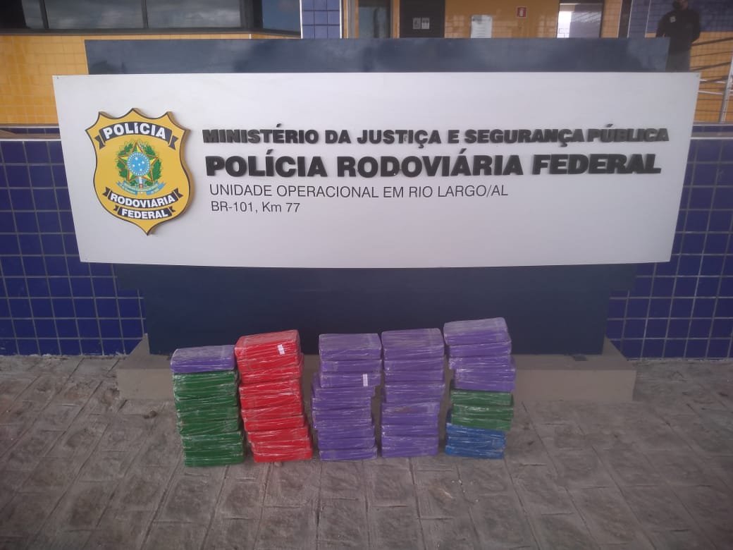 Homem é preso em Rio Largo com 50kg de pasta base de cocaína