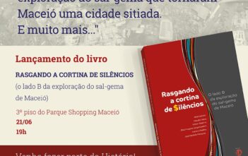 Livro que esmiúça crime da Braskem em Maceió será lançado hoje Obra faz uma abrangente análise técnica e crítica sobre os bastidores dessa mineração predatória, denuncia falhas, omissões e condutas espúrias de autoridades em todos os níveis