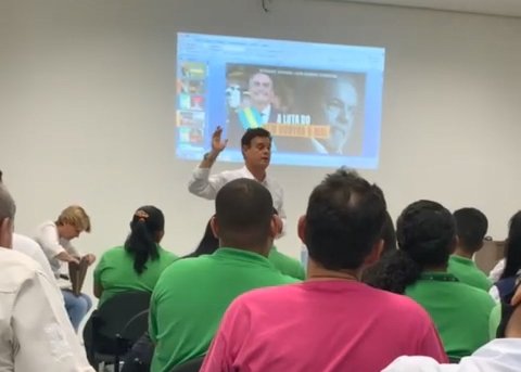 Funcionário denuncia assédio eleitoral na Casa Vieira
