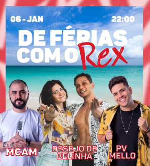 Para a noite de sábado (6), De Férias com o Rex