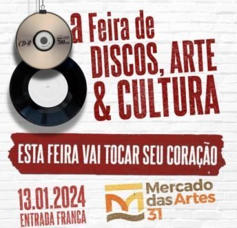 Para os colecionadores dos ‘bolachões’, 8ª Feira de Discos, Arte e Cultura será realizada sábado (13)