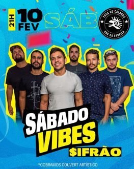 Hoje, 10, Banda Sifrão toca na Toca do Calango