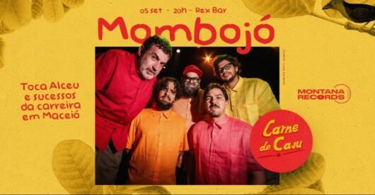 Mombojó toca “Carne de Caju” hoje, 5, no Rex Bar