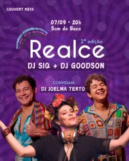 Segunda edição de Realce acontece amanhã, 7, no Som do Beco