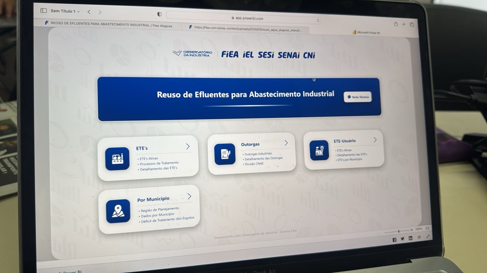 Estudo sobre reuso de efluentes na indústria já está disponível no portal da Fiea