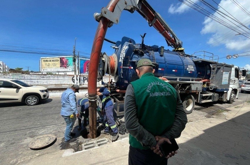 BRK é multada após despejo irregular de esgoto no Riacho Salgadinho