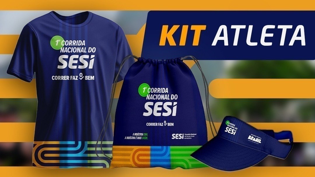 Entrega de kits da Corrida do Sesi acontece na terça-feira (29)