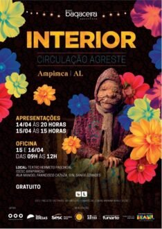 Grupo Bagaceira traz espetáculo e oficina de teatro para Arapiraca