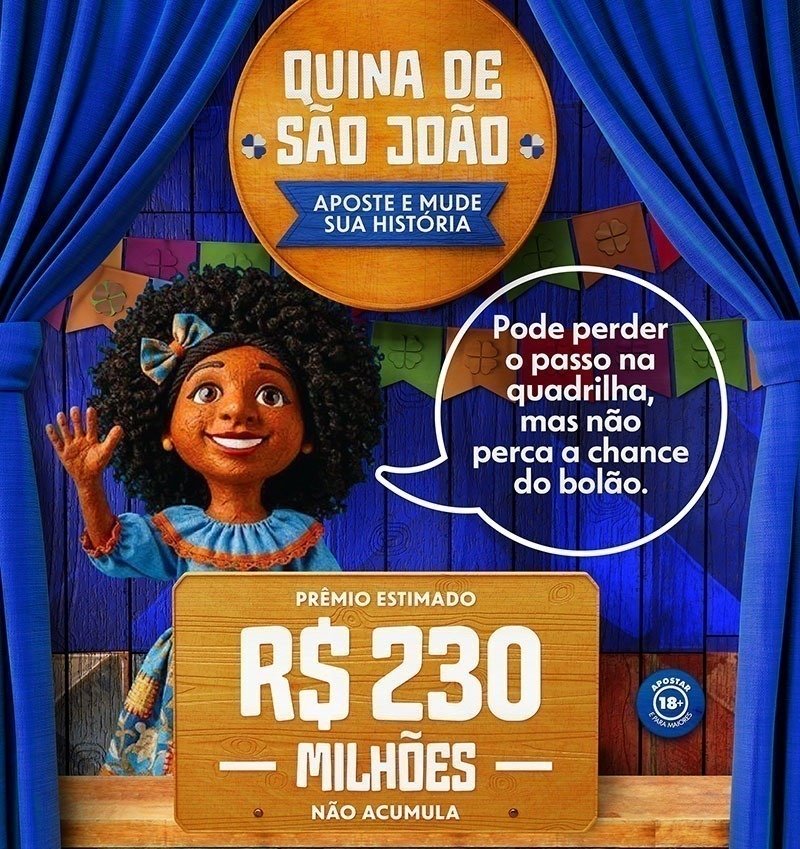 Últimos dias para concorrer aos R$ 230 milhões da Quina de São João