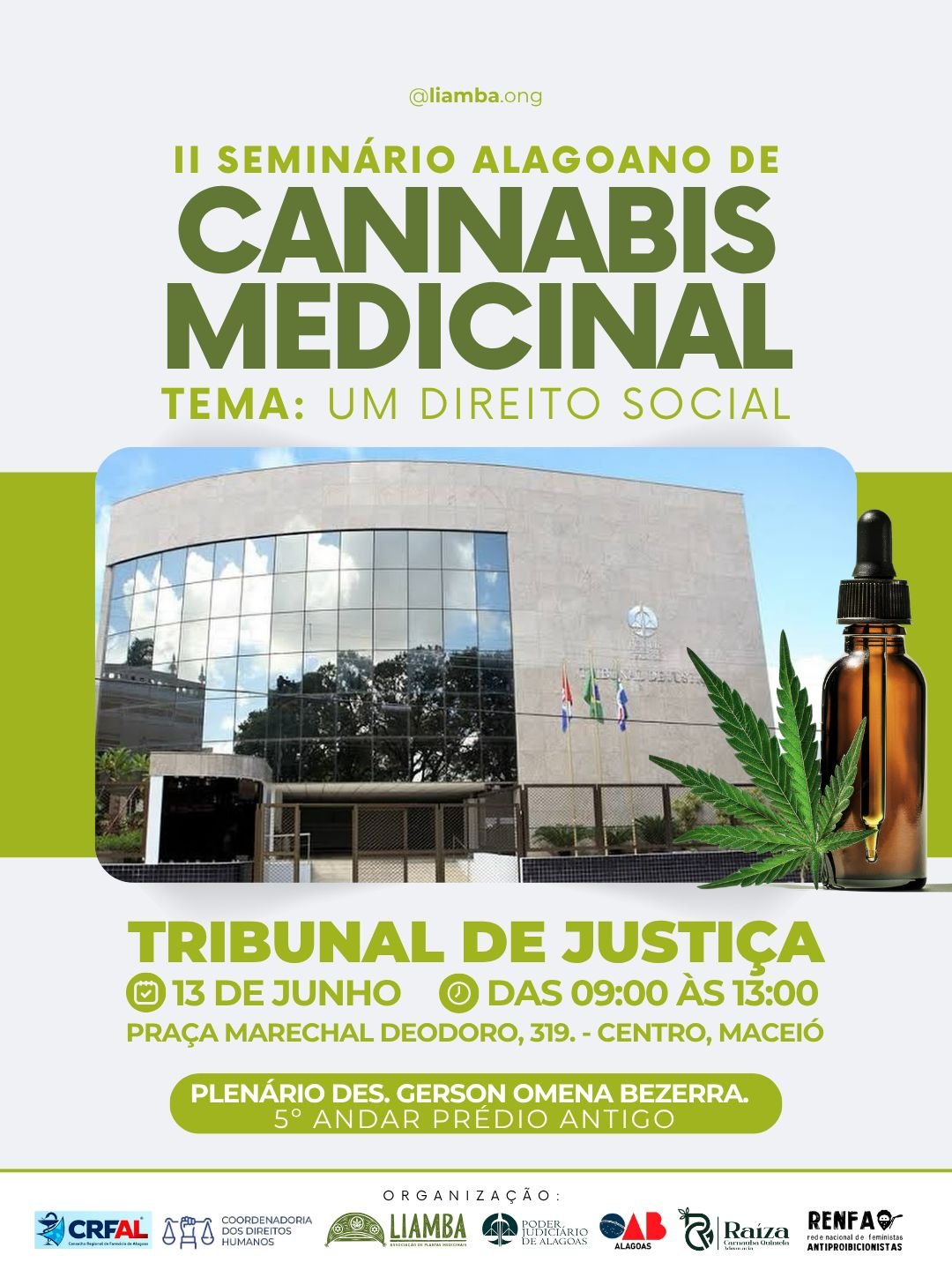 II Seminário Alagoano de Cannabis Medicinal debate acesso, direitos e saúde em Alagoas
