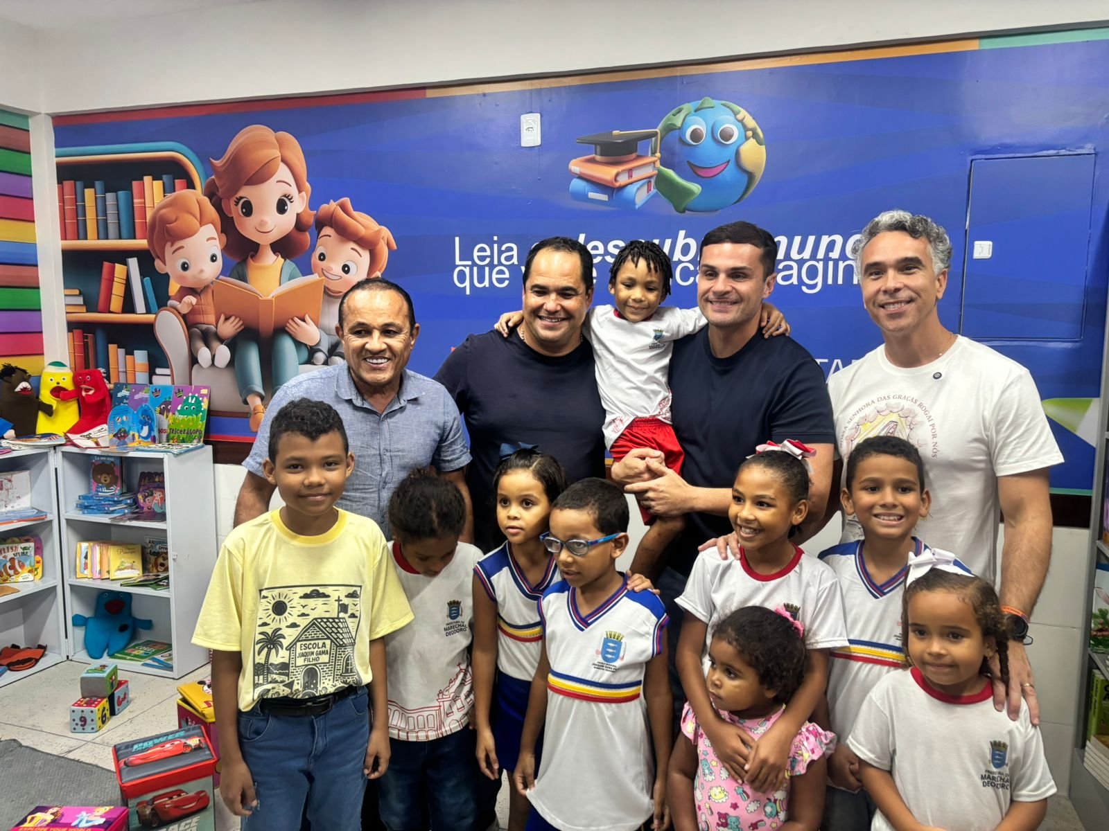 Rafael Brito participa de inauguração do novo prédio da Escola Joaquim Gama Filho em Marechal Deodoro
