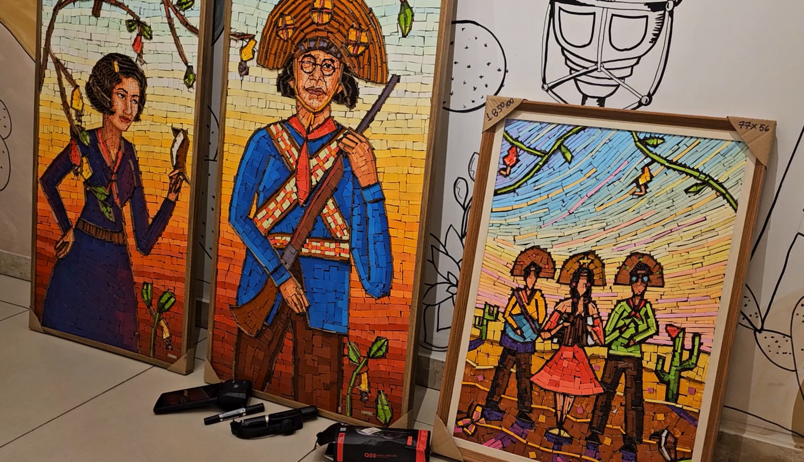Polícia Civil recupera obras de arte roubadas de artista plástica