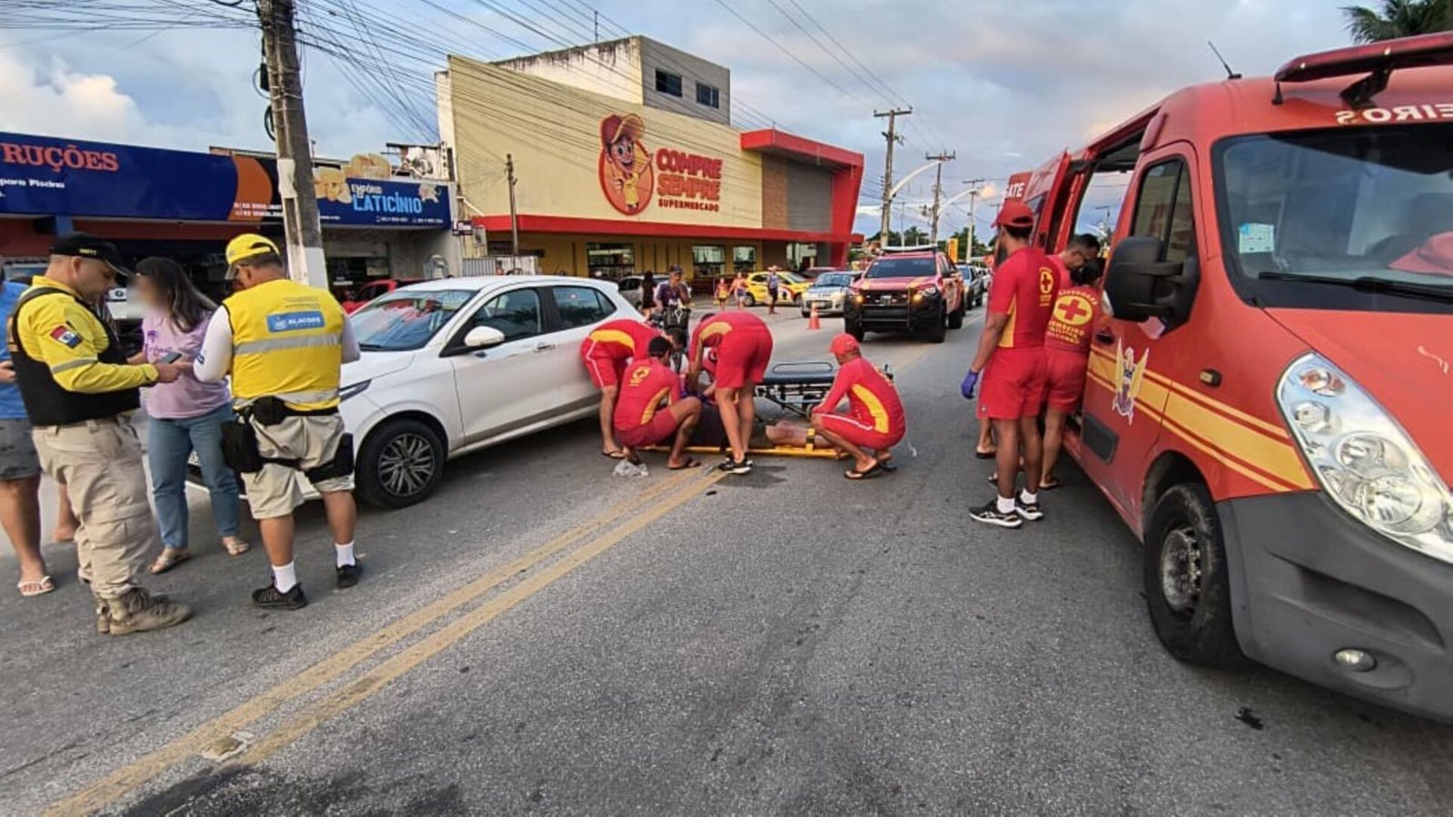 Motociclista embriagado provoca acidente e é detido pelo Ronda no Bairro no Francês