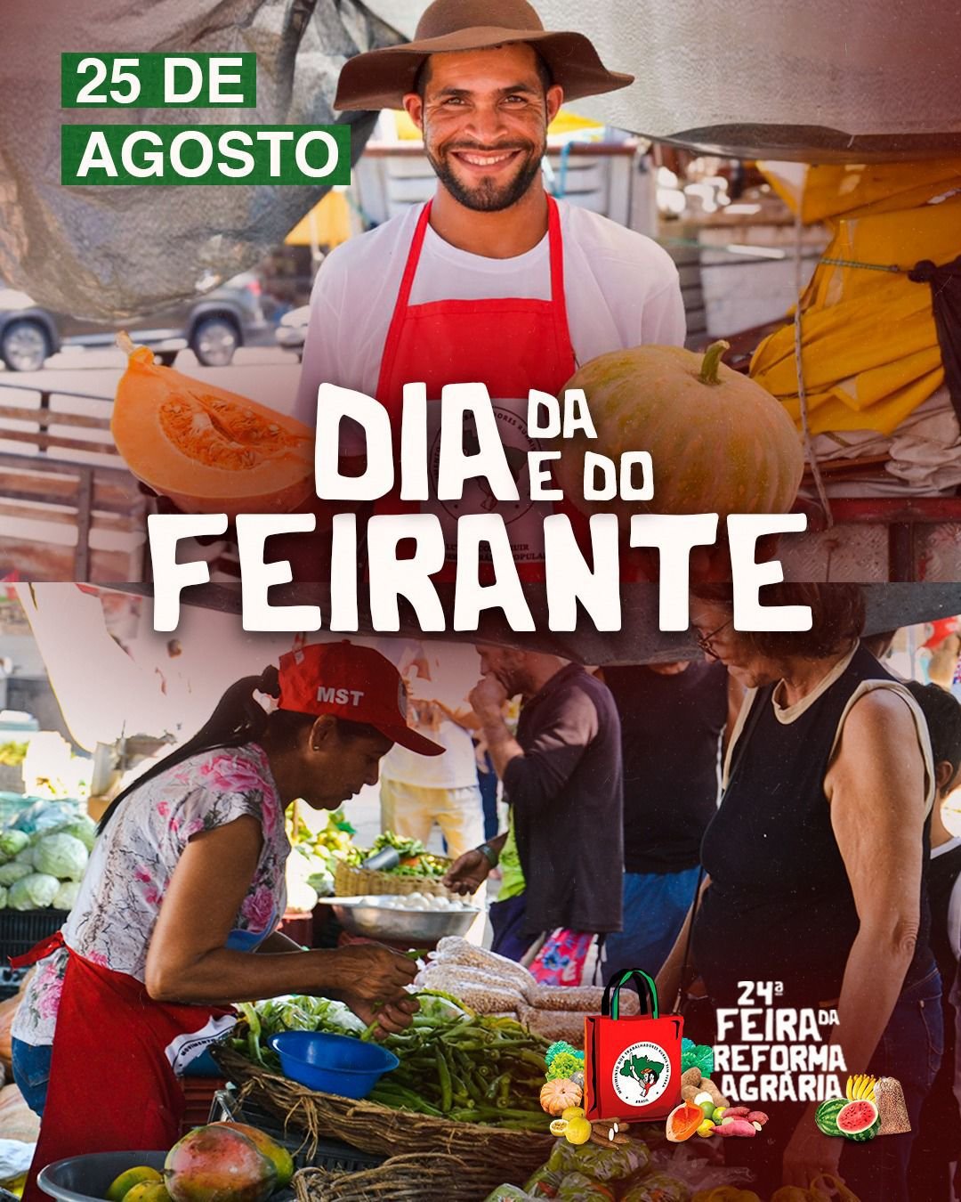 MST celebra Dia do Feirante e anuncia nova edição da Feira da Reforma Agrária em Maceió