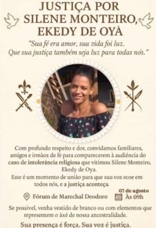 Família de Silene pede justiça no julgamento de feminicídio marcado por intolerância religiosa