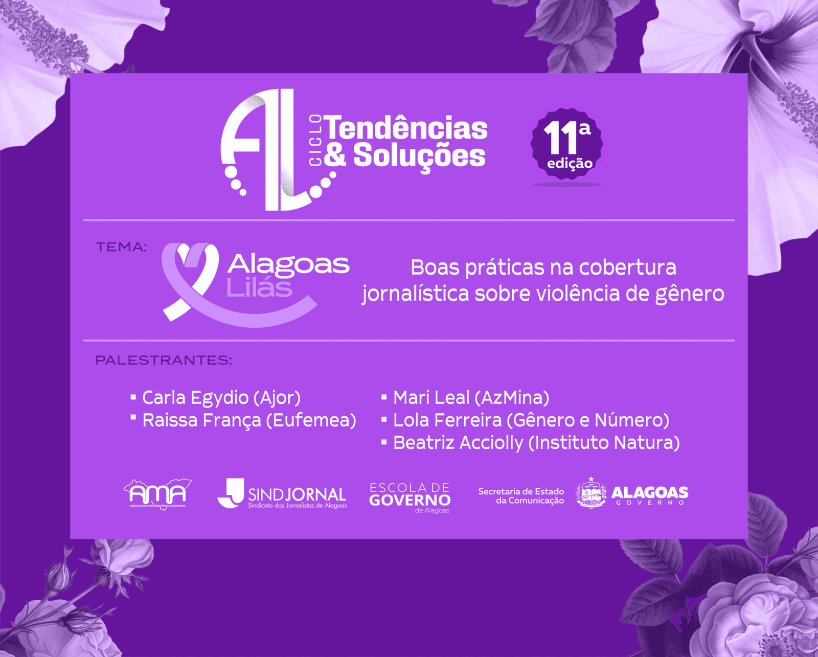 Alagoas promove capacitação para jornalistas sobre cobertura da violência contra a mulher