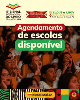 Bienal do Livro de Alagoas inicia agendamento de escolas