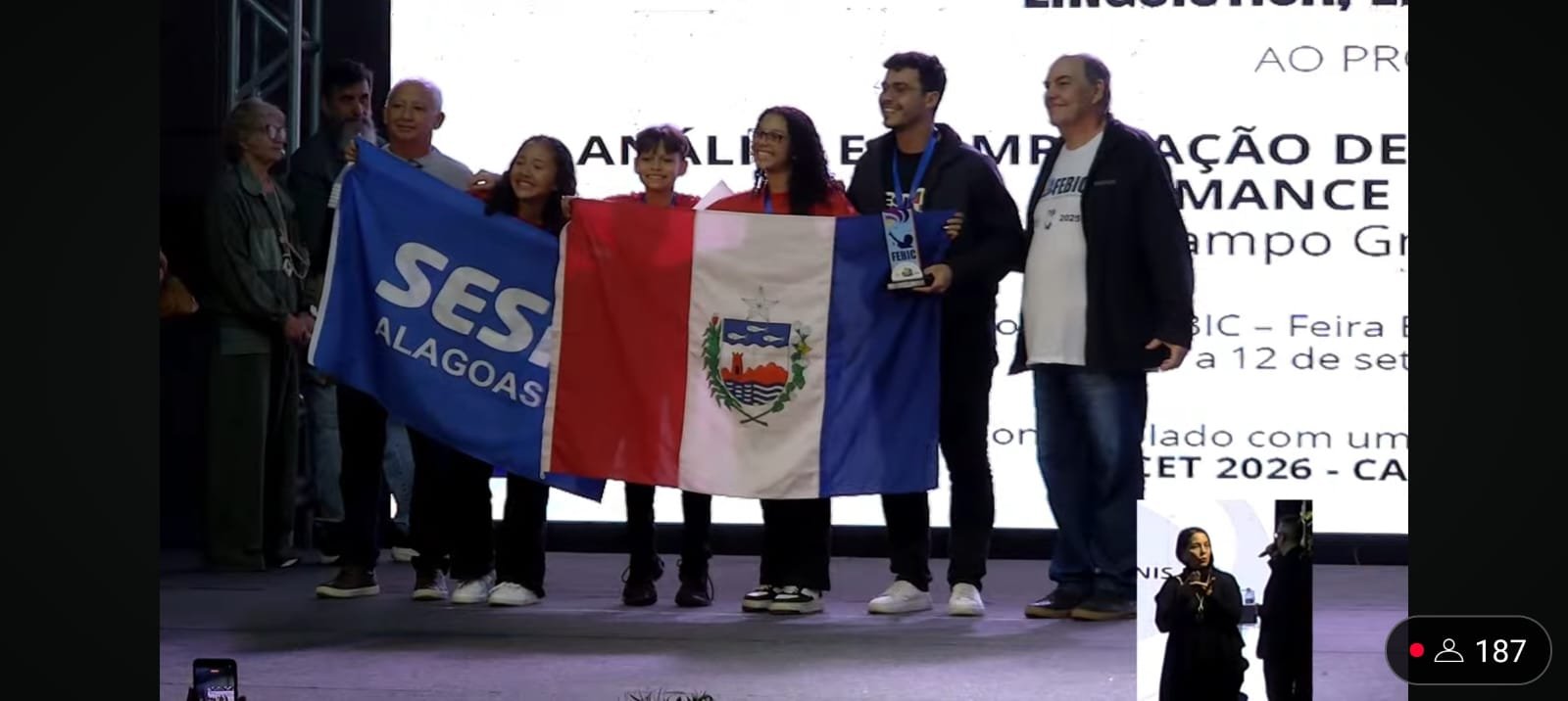Escolas do SESI Alagoas conquistam premiações de destaque na Febic 2025