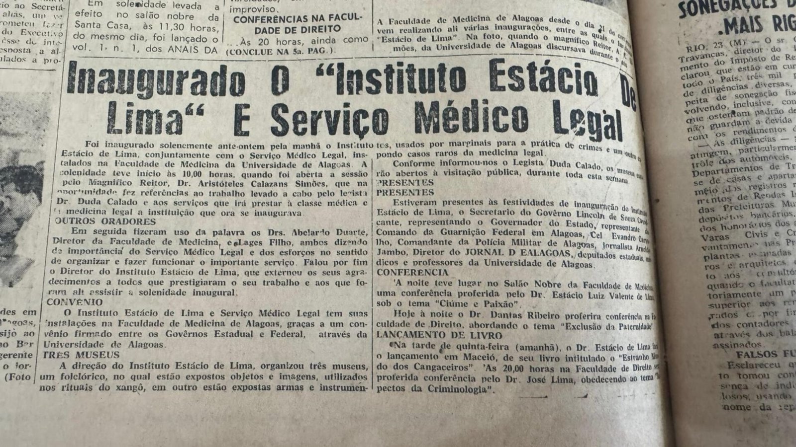 IML Estácio de Lima completa 60 anos como referência em ciência e justiça