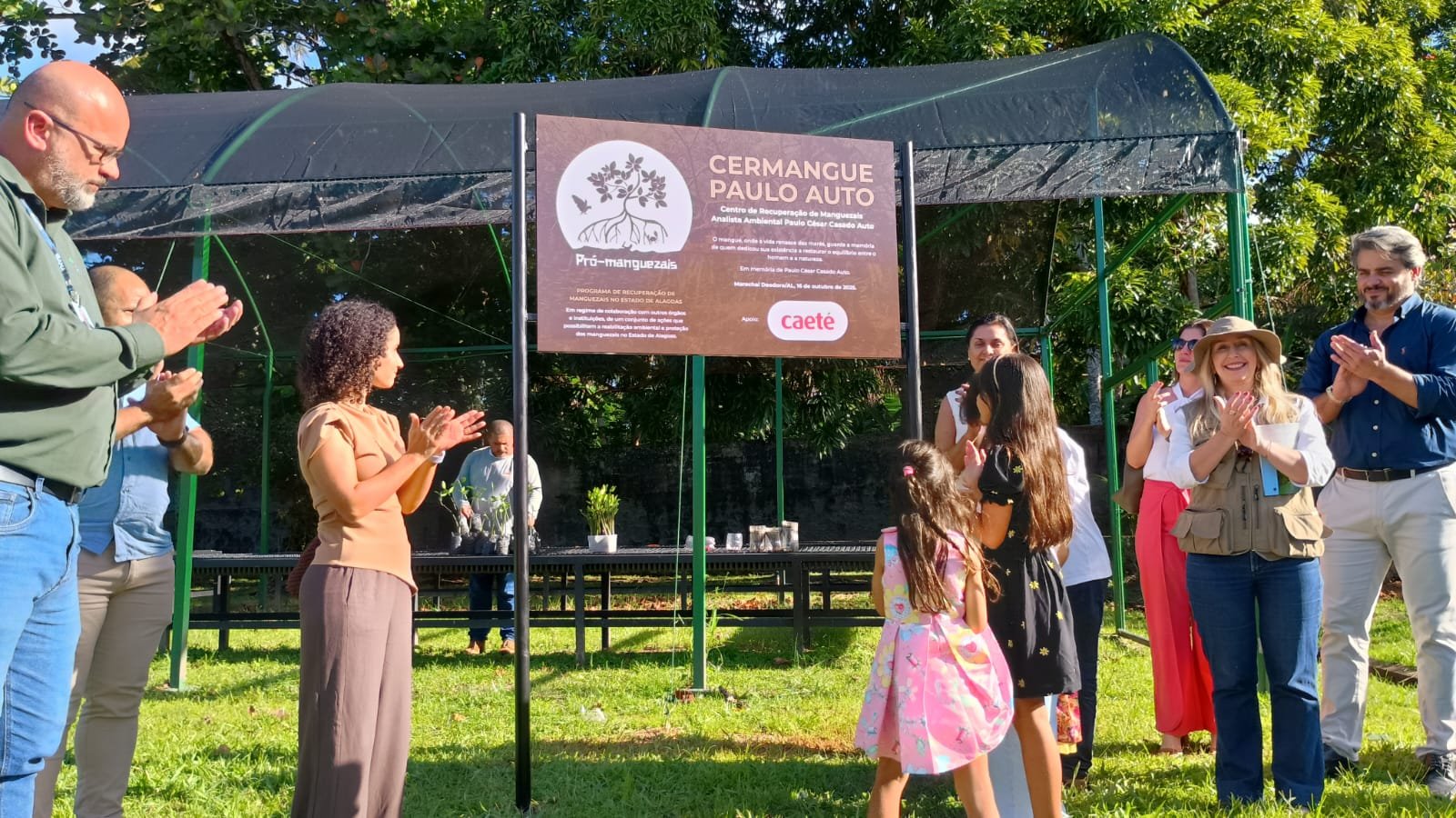 Viveiro de mudas é inaugurado para recuperar manguezais alagoanos