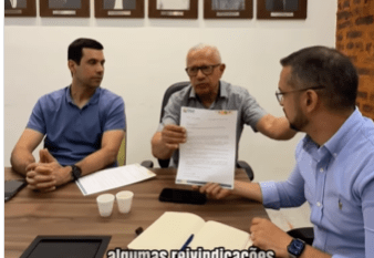 Prefeito de Estrela de Alagoas cobra soluções para a falta d’água em audiência com o presidente da Casal
