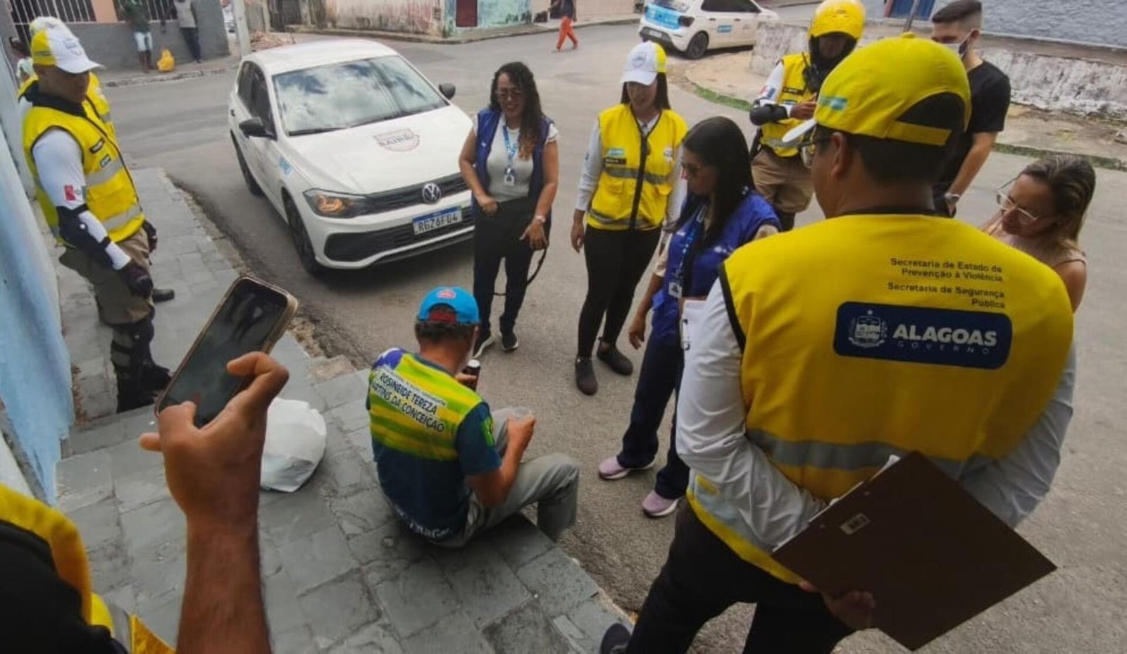 Ronda no Bairro e Rede Acolhe identificam pessoas em situação de rua em Rio Largo