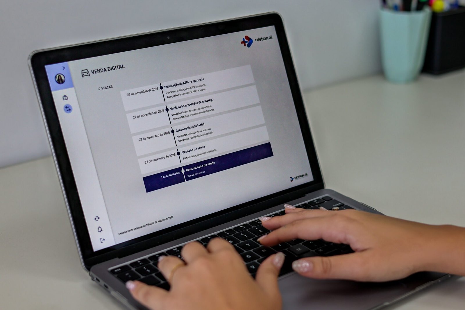 Transferência de Veículo 100% Digital: veja o passo a passo do novo serviço do Detran/AL