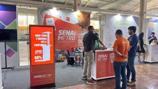 SENAI Metro marca presença no Congresso Nacional de Metrologia