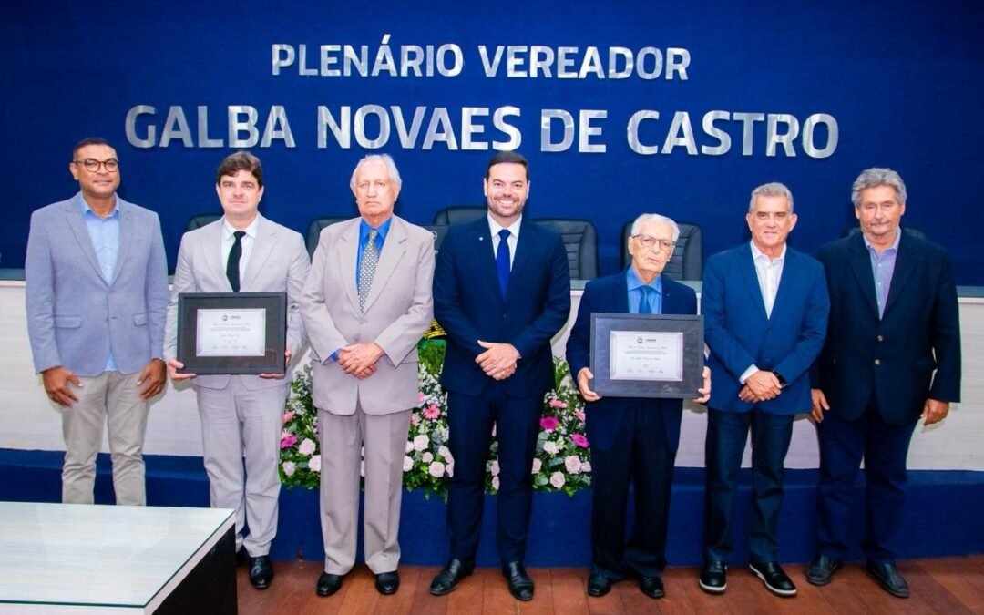 Câmara concede Título de Cidadão de Maceió aos empresários José Guido e James Thorp