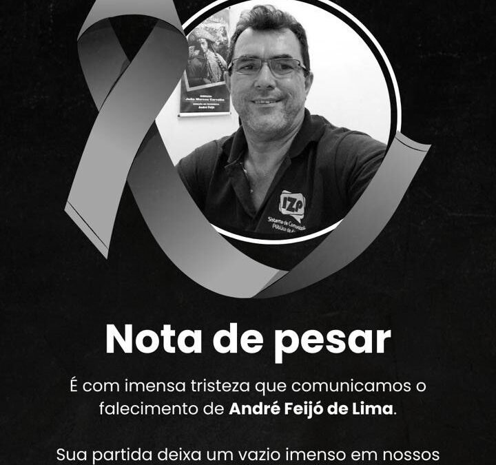Morre em Maceió o cinegrafista André Feijó, referência do telejornalismo em Alagoas