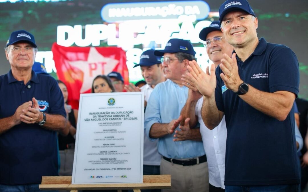 A estrada que o Brasil precisava terminar: Renan Filho entrega novo trecho duplicado da BR-101 em São Miguel dos Campos (AL) e impulsiona etapa final da obra