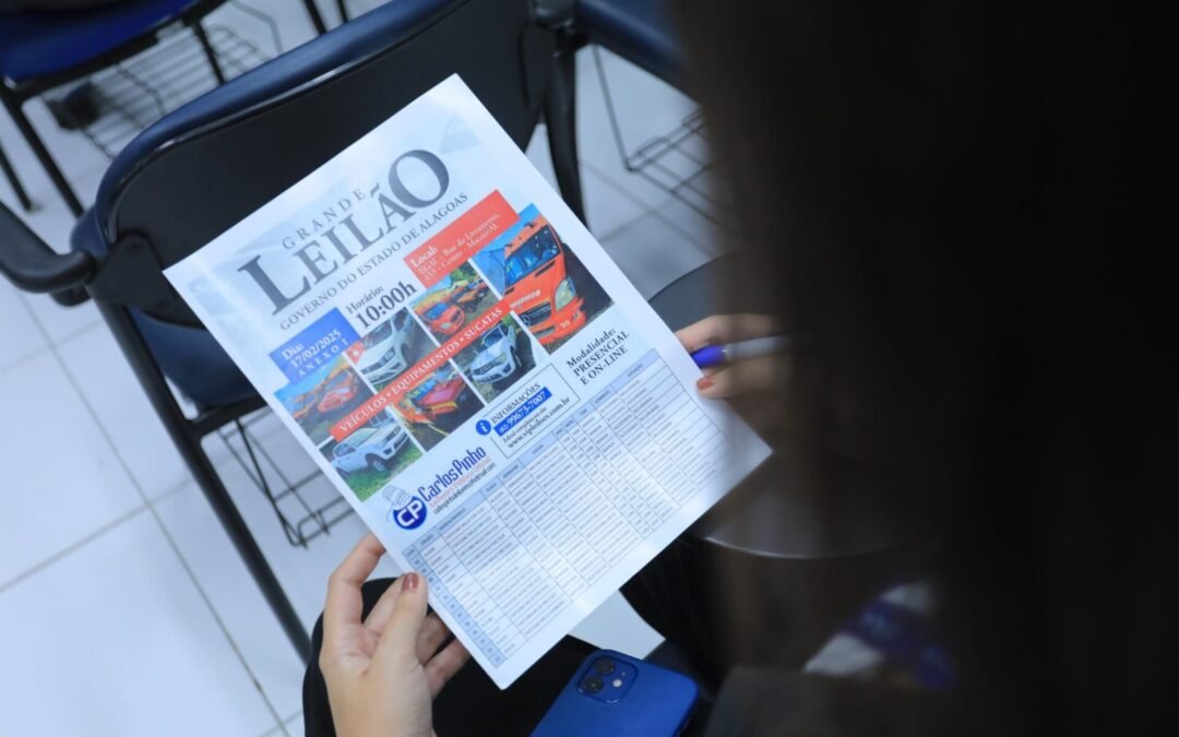 Seplag realiza leilão público de bens móveis