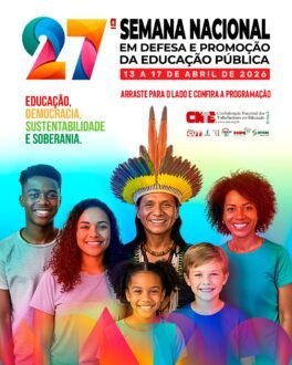 Sinteal lança programação de Alagoas na Semana Nacional da Educação de 2026