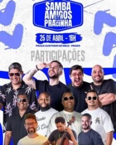 Samba Amigos da Pracinha homenageia mês do autismo com participação de músico com a síndrome