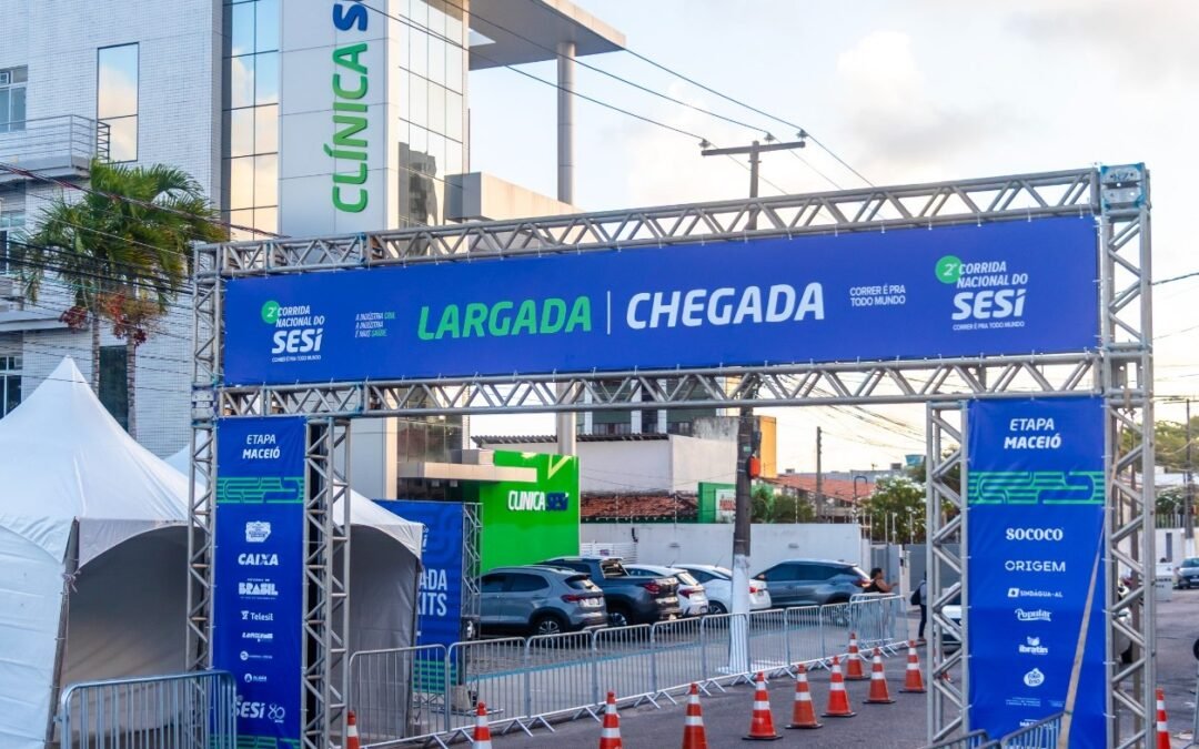 Etapa Maceió da Corrida Nacional do SESI acontece nesta sexta reunindo 2 mil atletas