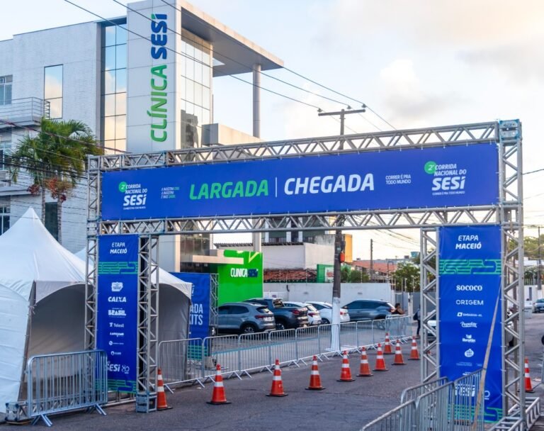 Etapa Maceió da Corrida Nacional do SESI acontece nesta sexta reunindo 2 mil atletas