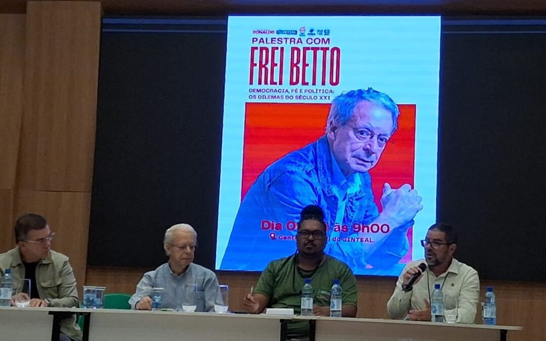 Em defesa da democracia, ciclo de debates em Alagoas reúne Frei Betto e fortalece reflexão política