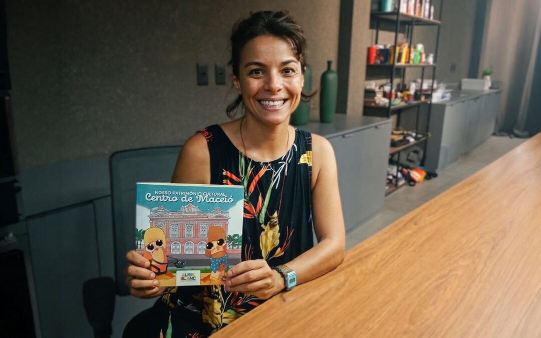 Cartilha gratuita apresenta patrimônio cultural do Centro de Maceió para crianças e educadores