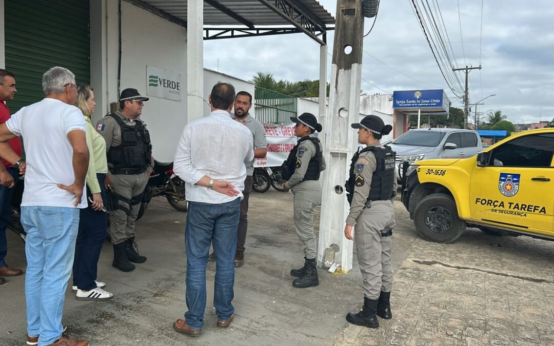 Verde Alagoas é acusada de intimidar greve com presença policial em unidades da empresa