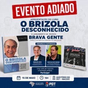 Lançamento de livro sobre Brizola é adiado após problemas climáticos com voo de autor