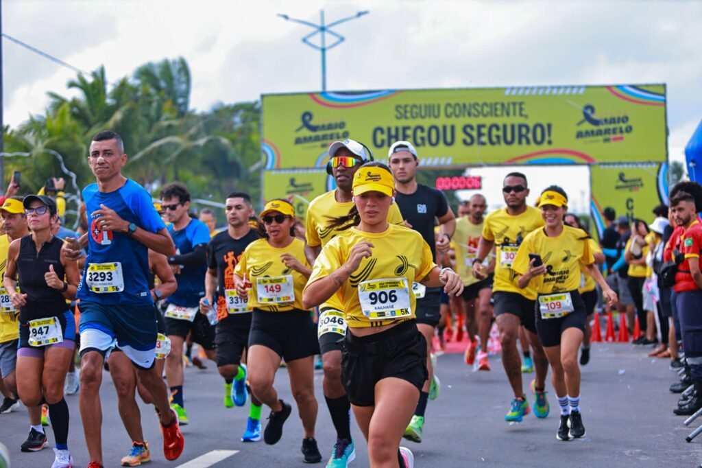 Detran abre inscrições para 4ª Corrida Maio Amarelo em Maceió