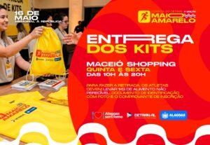 Detran Alagoas inicia entrega de kits da 4ª Corrida Maio Amarelo