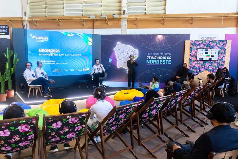 SENAI destaca inovação industrial nordestina no Neon 2026 com painel sobre soluções tecnológicas da Embrapii