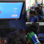 Crianças de escolas públicas remotas do Amapá usam computador pela primeira vez