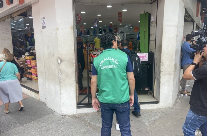 Ação notifica lojas e reforça fiscalização contra poluição sonora no Centro de Maceió