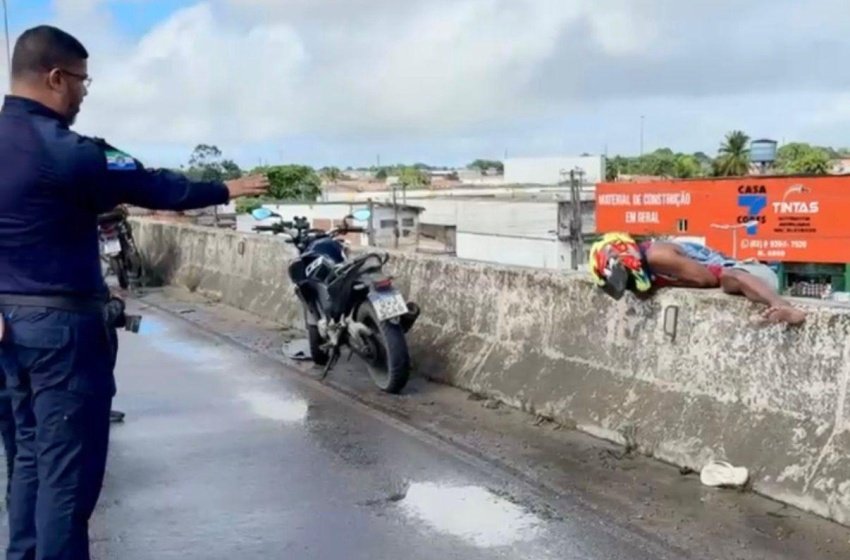 Guarda Municipal evita tentativa de suicídio em viaduto na parte alta de Maceió