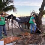 Secretaria retira estruturas irregulares e fogueiras da Praia da Avenida