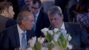 Tarcísio participou de evento em NY com ex-sócio do Banco Master